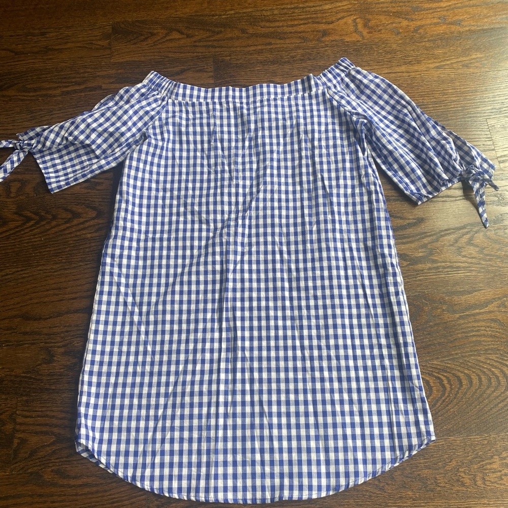 Like new Elan shift dress gingham - Picture 3 of 11